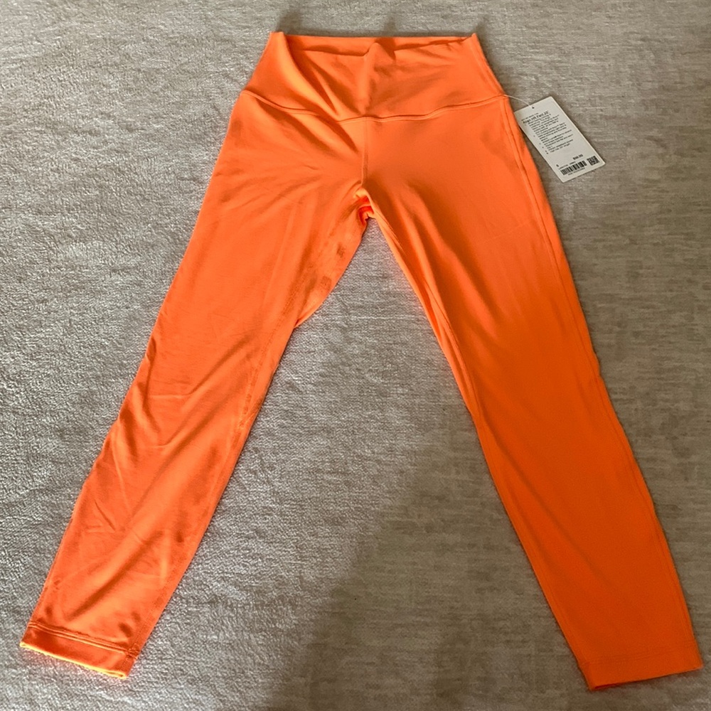 Lululemon Align Pants 25” in Orange Soda Size 8